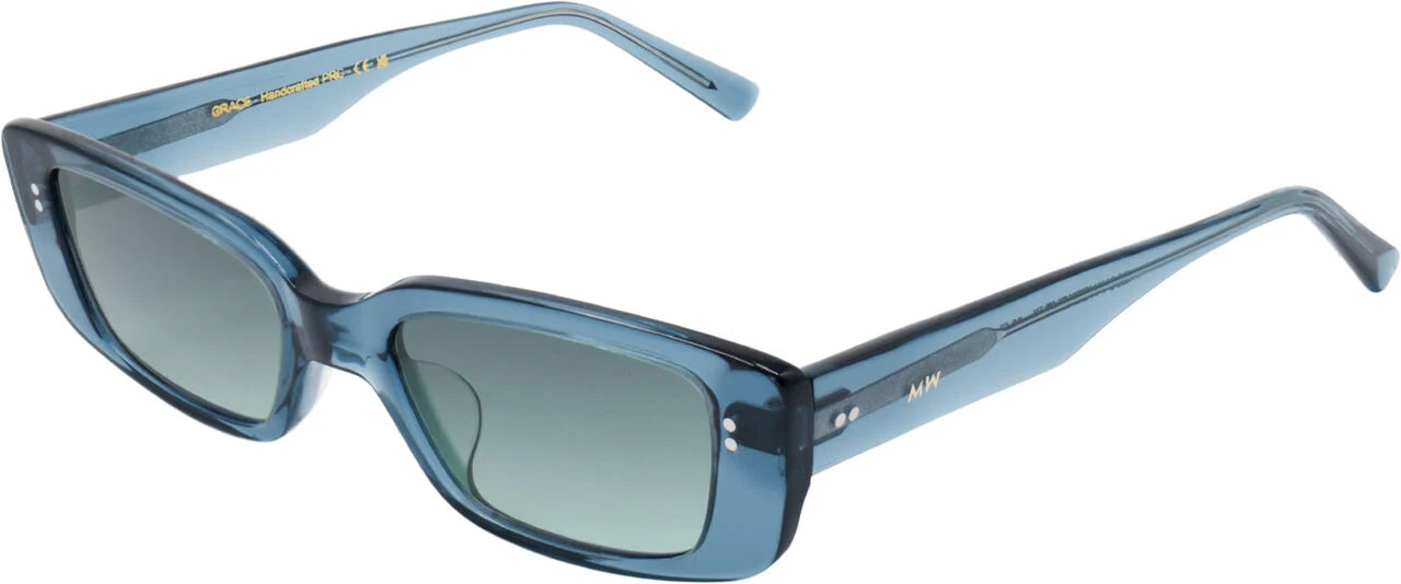 Solbrille, Grace Gradient Green Turquoise