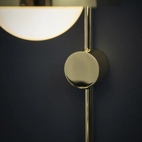 Butterfly wall lamp, Brass