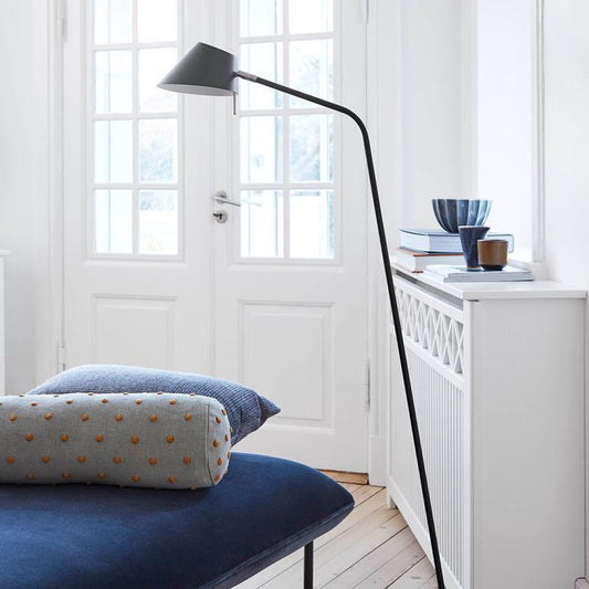 Office Floor Lamp, Matt Black