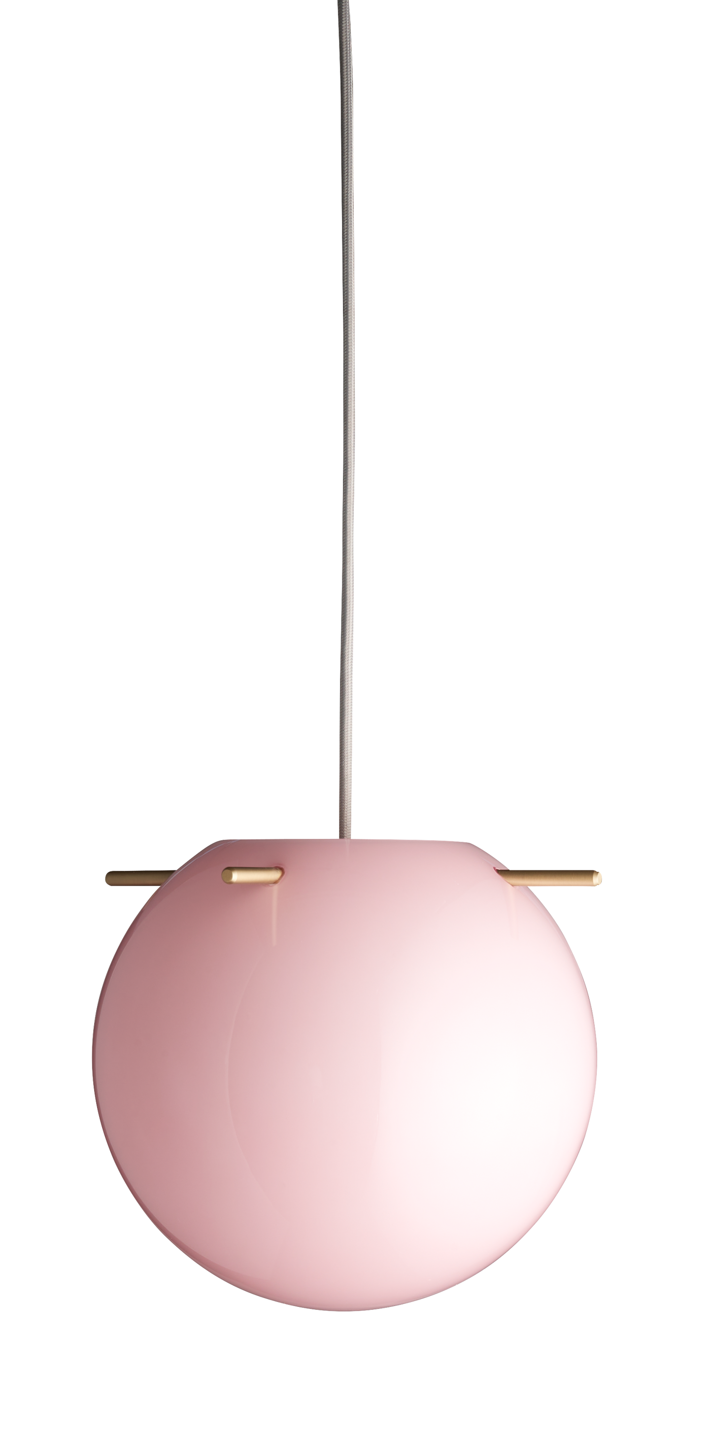 Koi Pendant Opal Rose/Brass Sticks