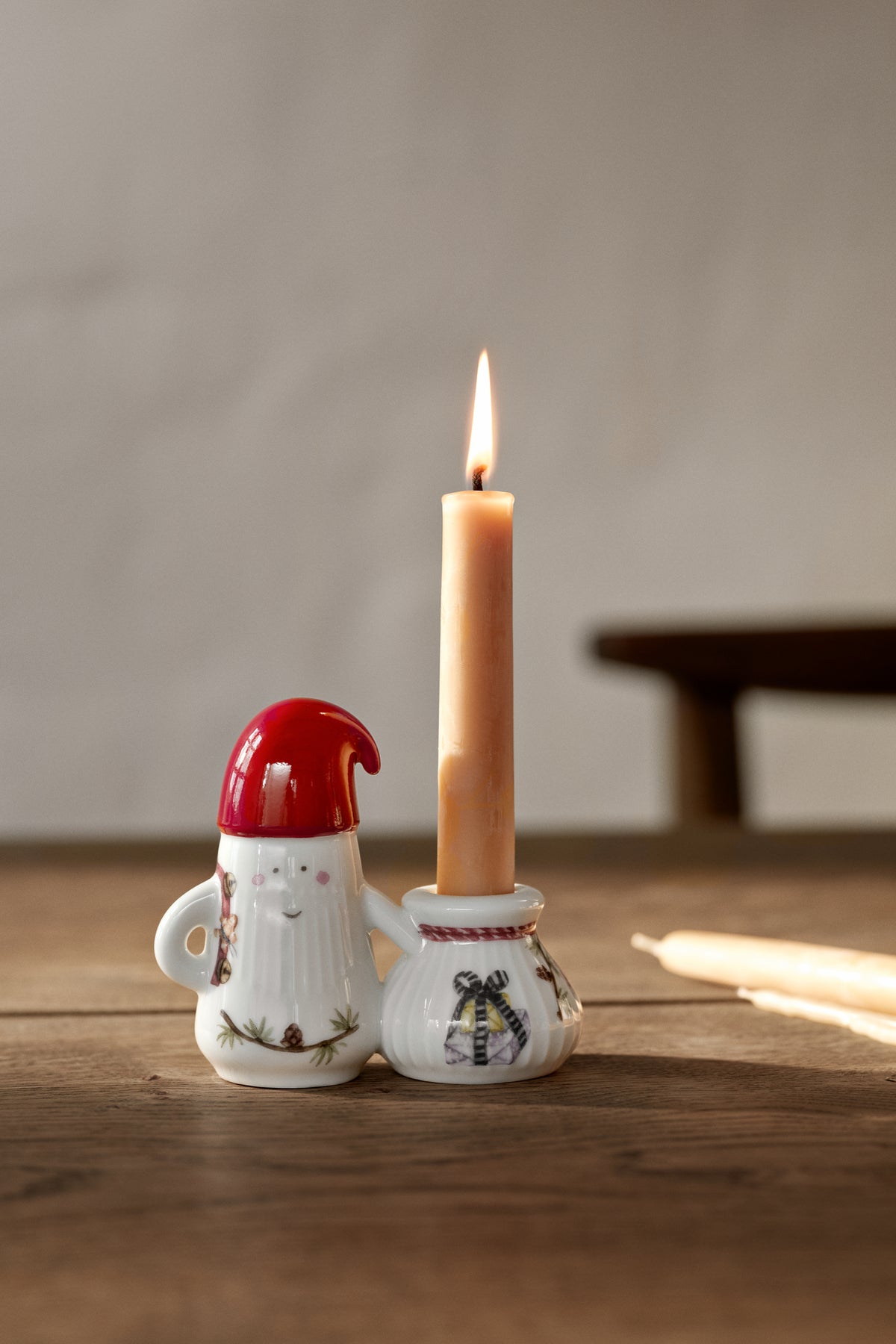 Hammershøi Christmas Nissefar Lysestage H8.5cm