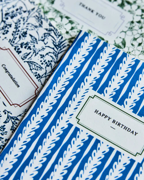 Lykønskningskort, Sæt m. 5 stk.