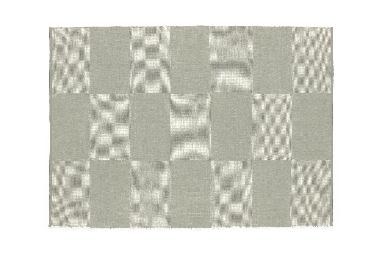 Check Rug 170x240 Grey