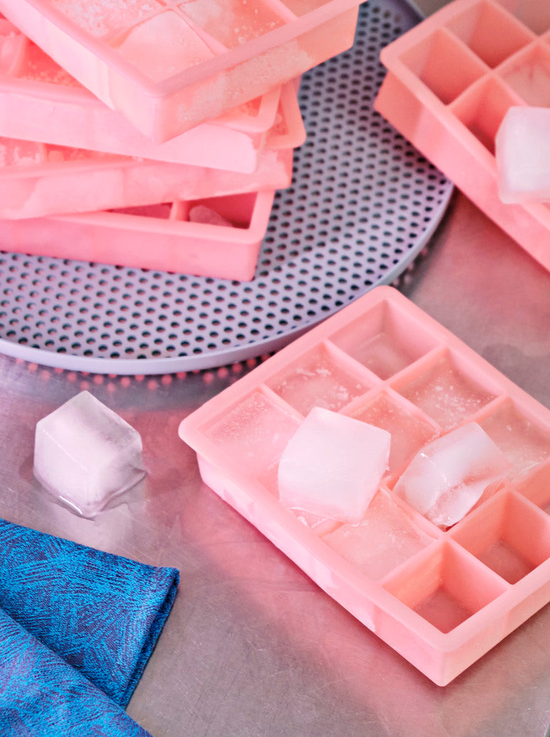 Ice Cube Tray Square XL, Pink