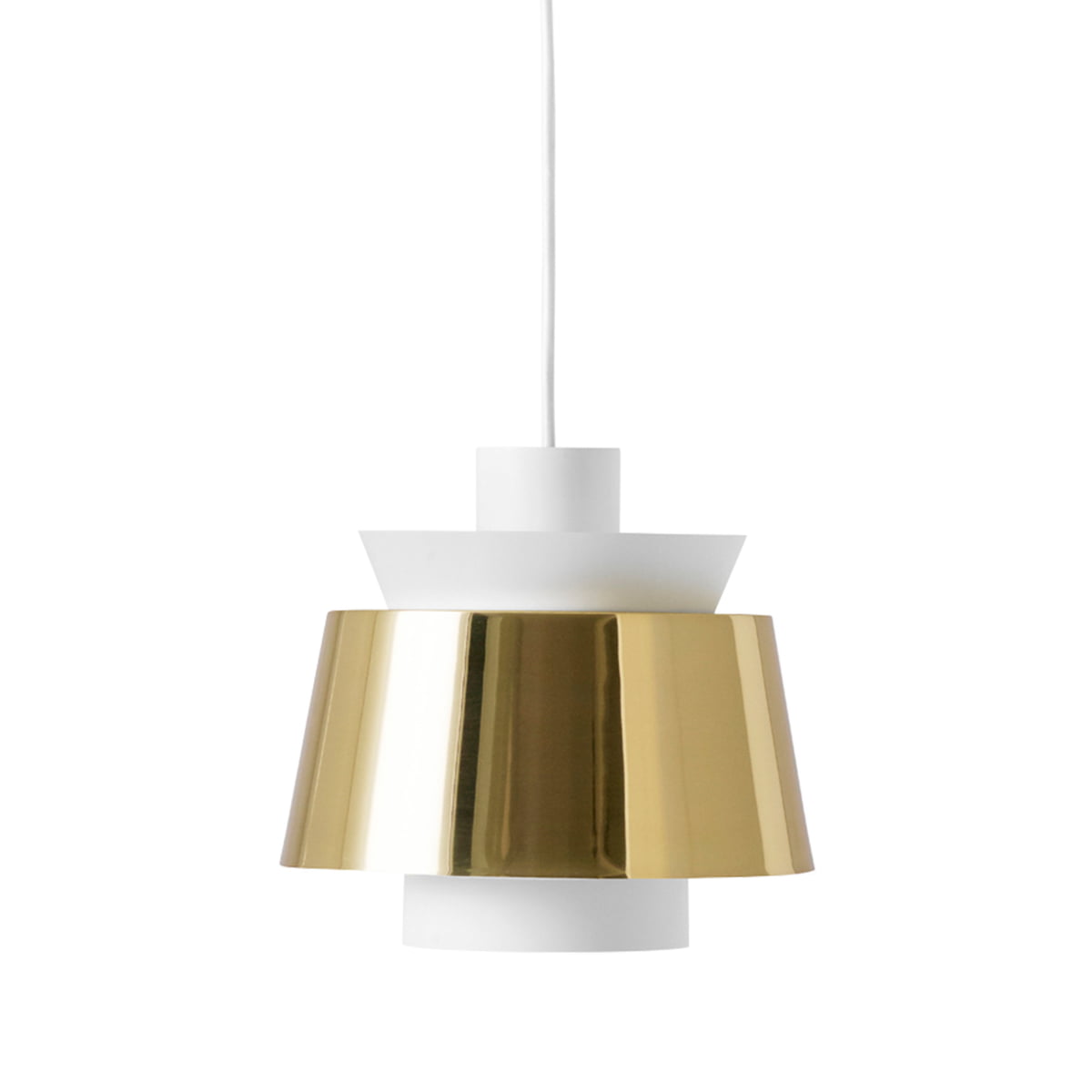 Utzon JU1 Matt White/Brass