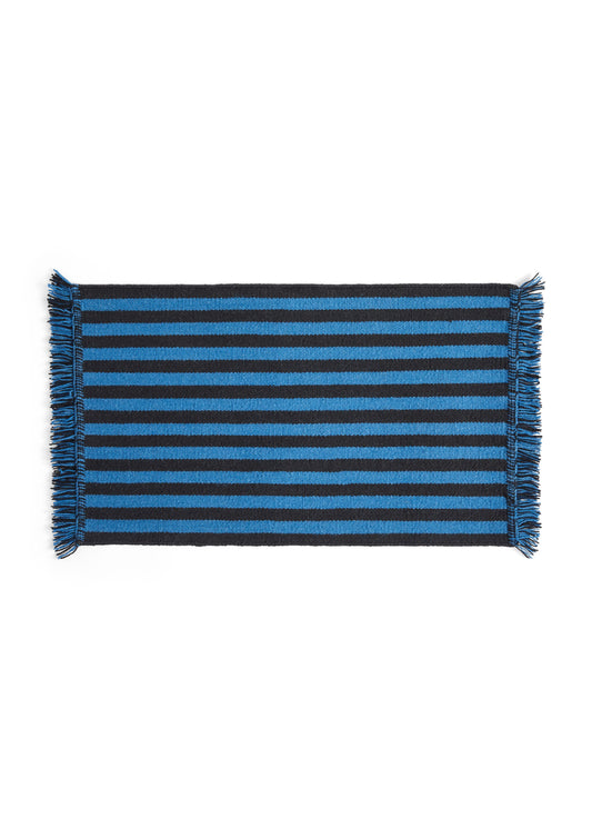 Stripes and Stripes Wool 95x52 cm Blue