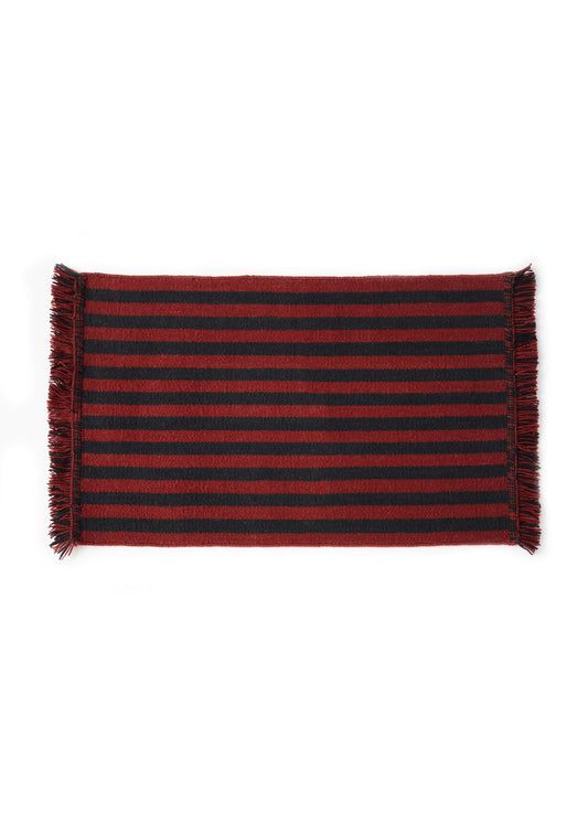 Stripes and Stripes Wool 95x52 cm Cherry