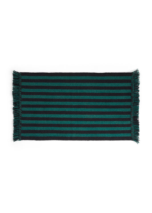 Stripes and Stripes Wool 95x52 cm Green