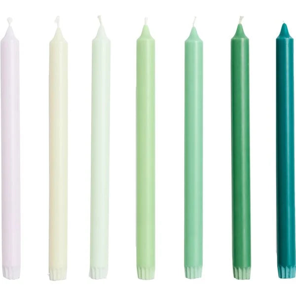 Gradient Stearinlys, pakke med 7 stk.