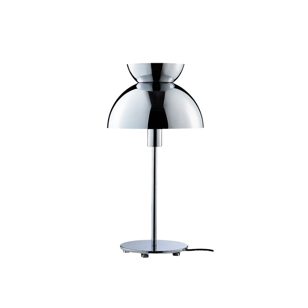 Butterfly table lamp, chrome