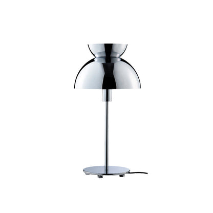 Butterfly table lamp, chrome