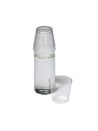 Milk, set of 1 carafe + 2 glasses