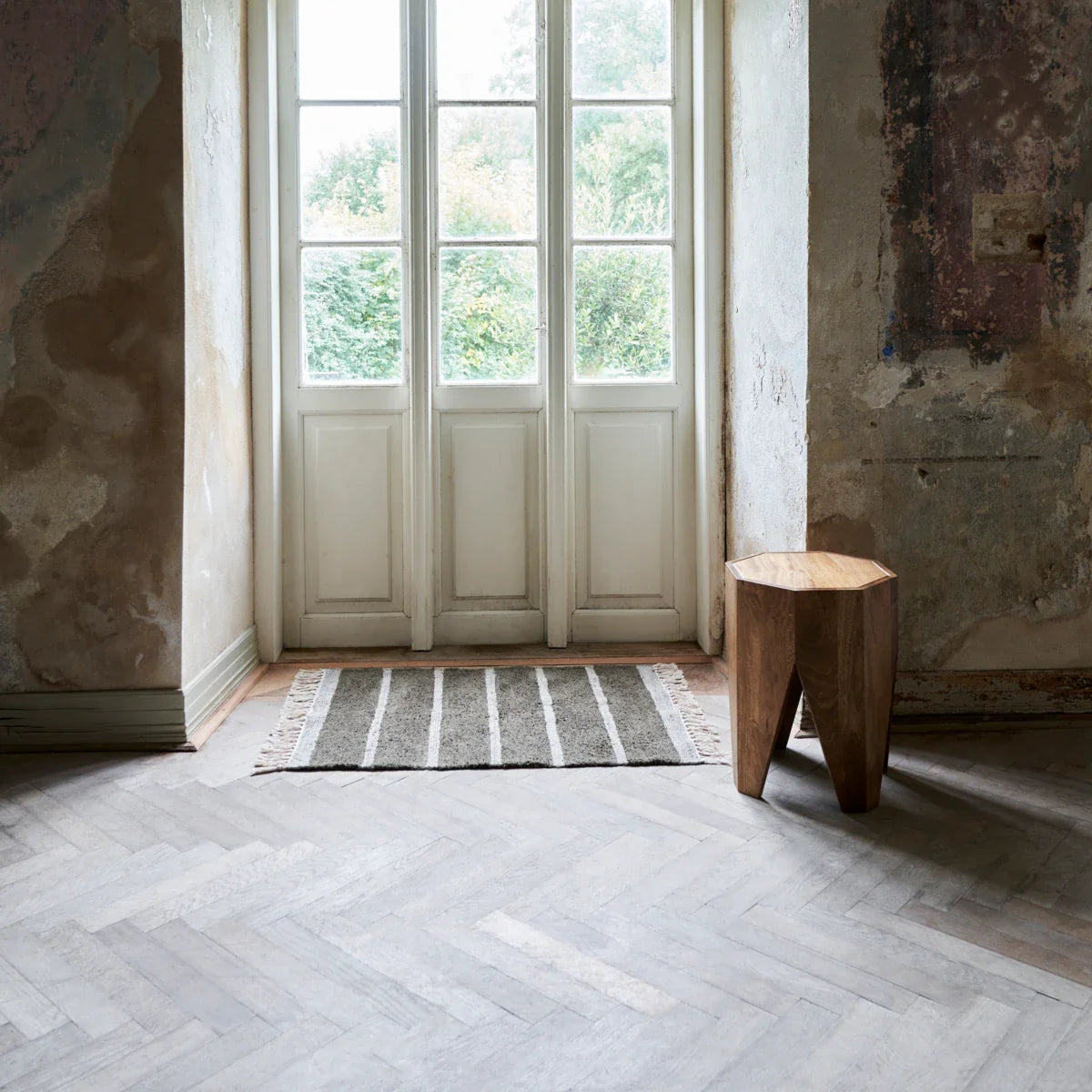 Tæppe Dark brown 90x60 cm