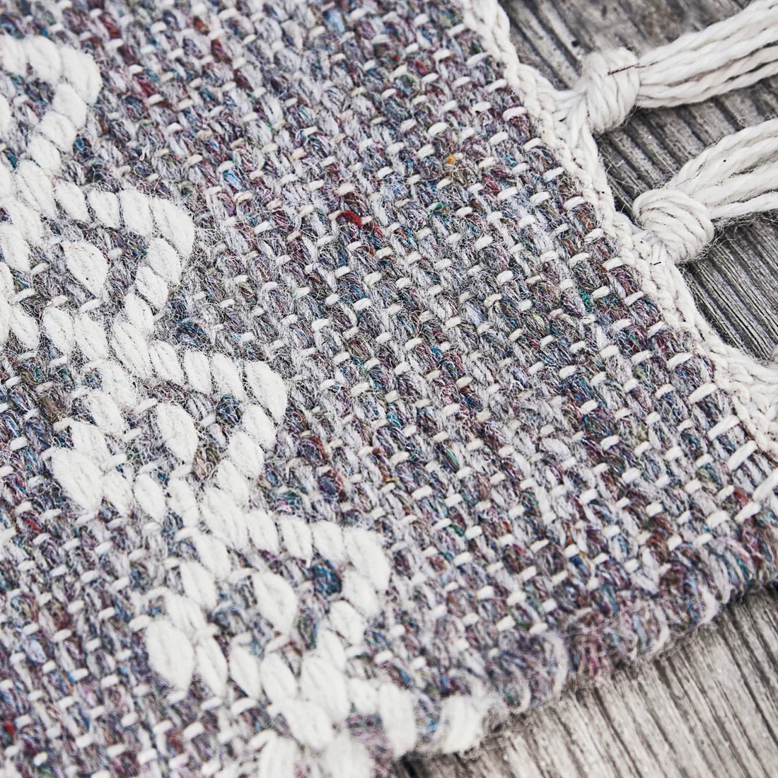 Tæppe Light Grey 70x50 cm