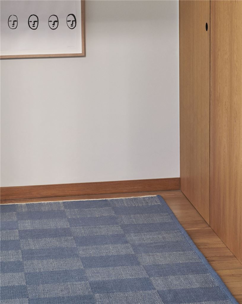 Check Rug, Light Blue, S Check 170x240 cm