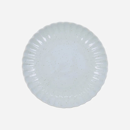 Middagstallerken Scallop, Lyseblå