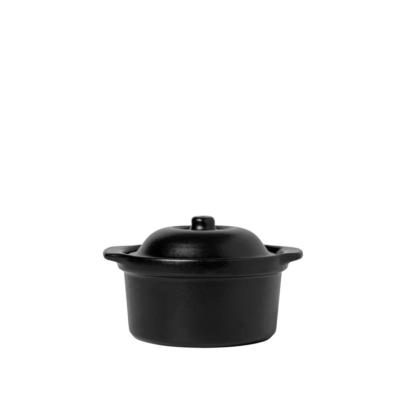 Vig Ovnfast fad m/låg, Antique Black