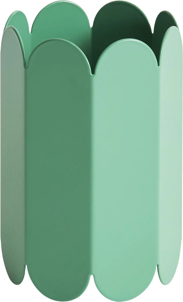 Arcs Vase, Small, Green