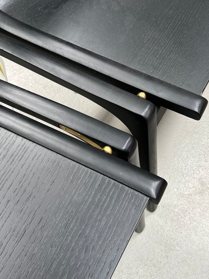 Rén Lounge Chair, Black/Oak