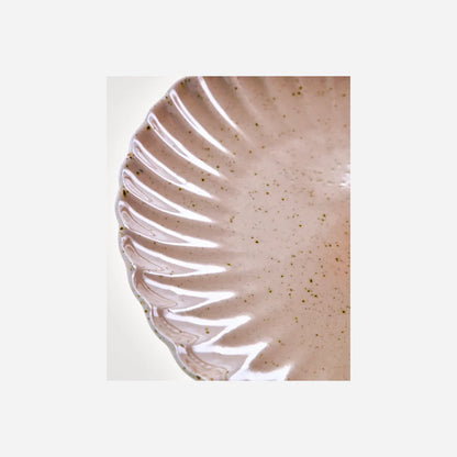 Middagstallerken Scallop, Rosa