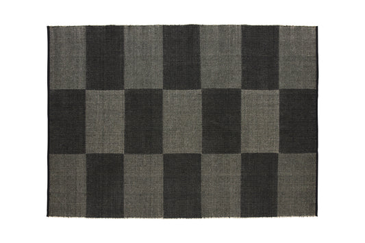 Check Rug 170x240 Black