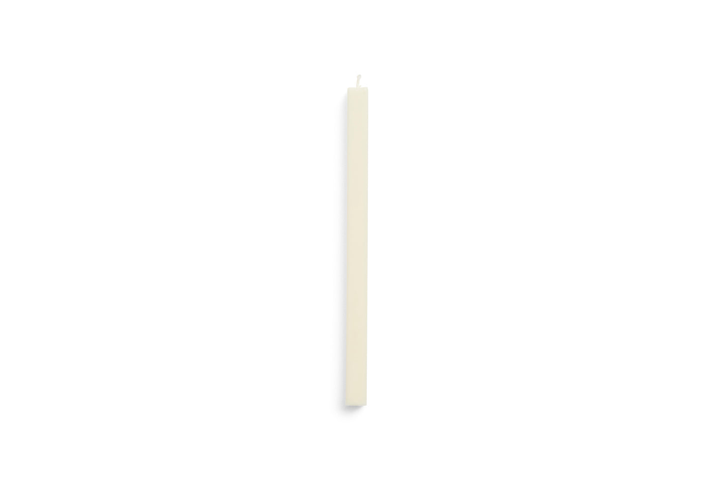 Square Candle, Off-white 24 stk.