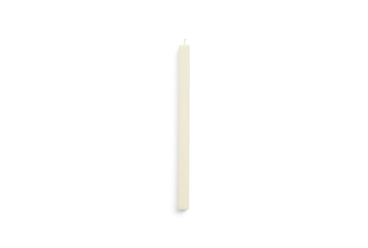 Square Candle, Off-white 24 stk.