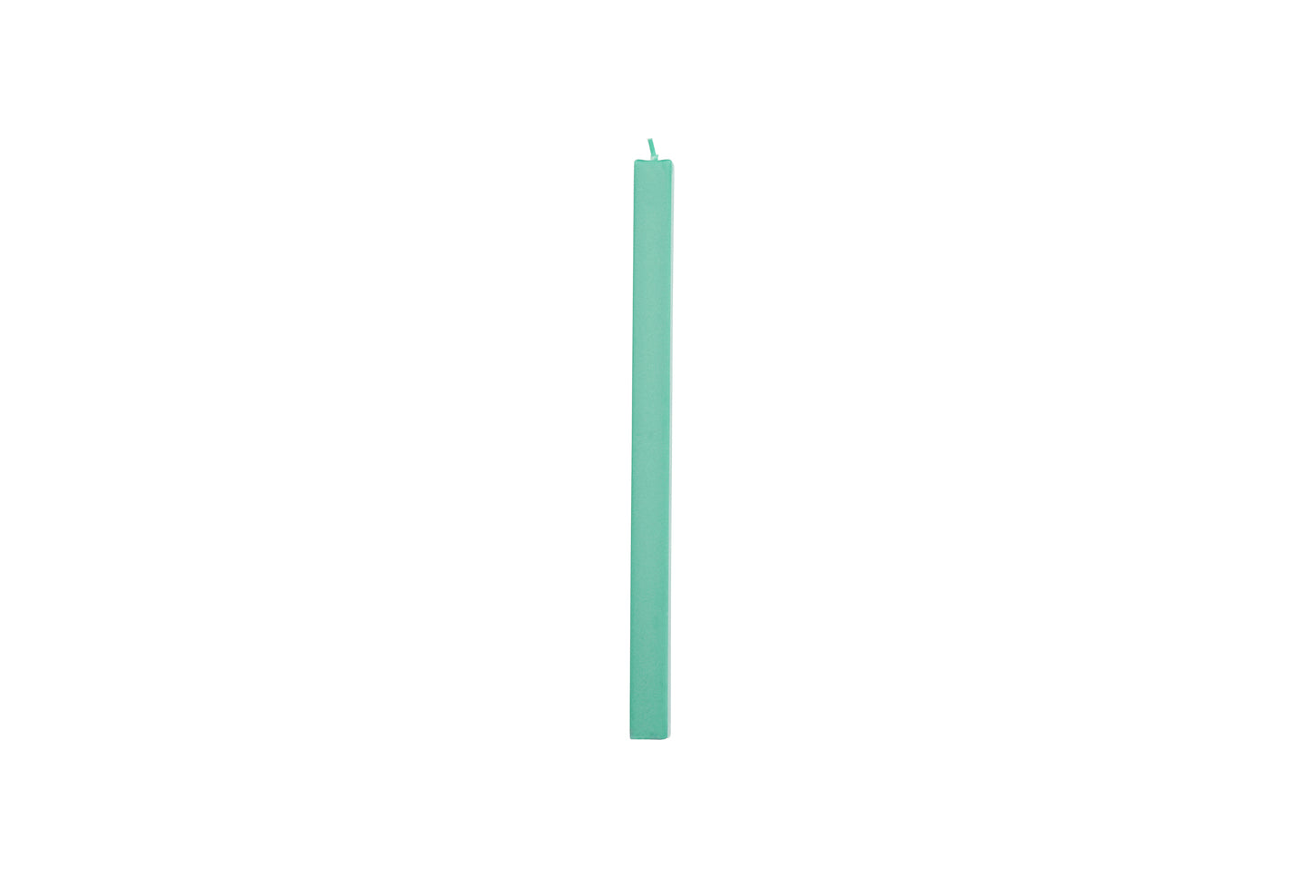 Square Candle, Emerald Green 24 stk.