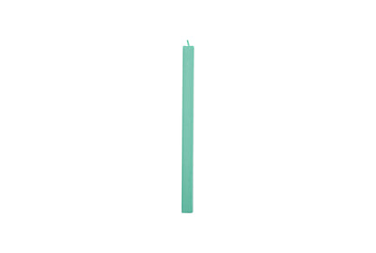 Square Candle, Emerald Green 24 stk.