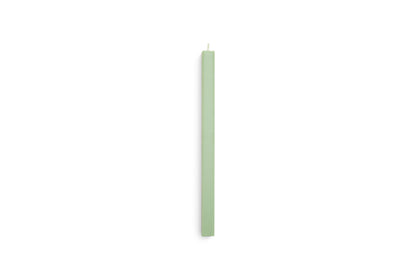 Square Candle, Dusty Green 24 stk.