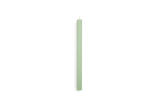 Square Candle, Dusty Green 24 stk.