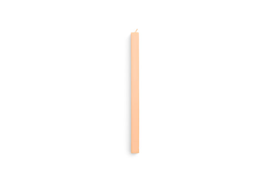 Square Candle, Dark Peach 24 stk.