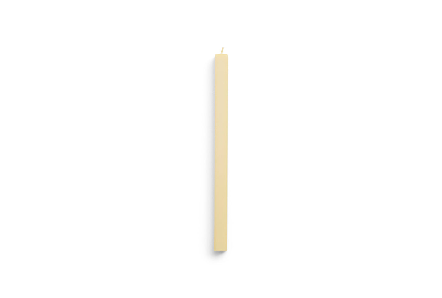 Square Candle, Lime beige 24 stk.