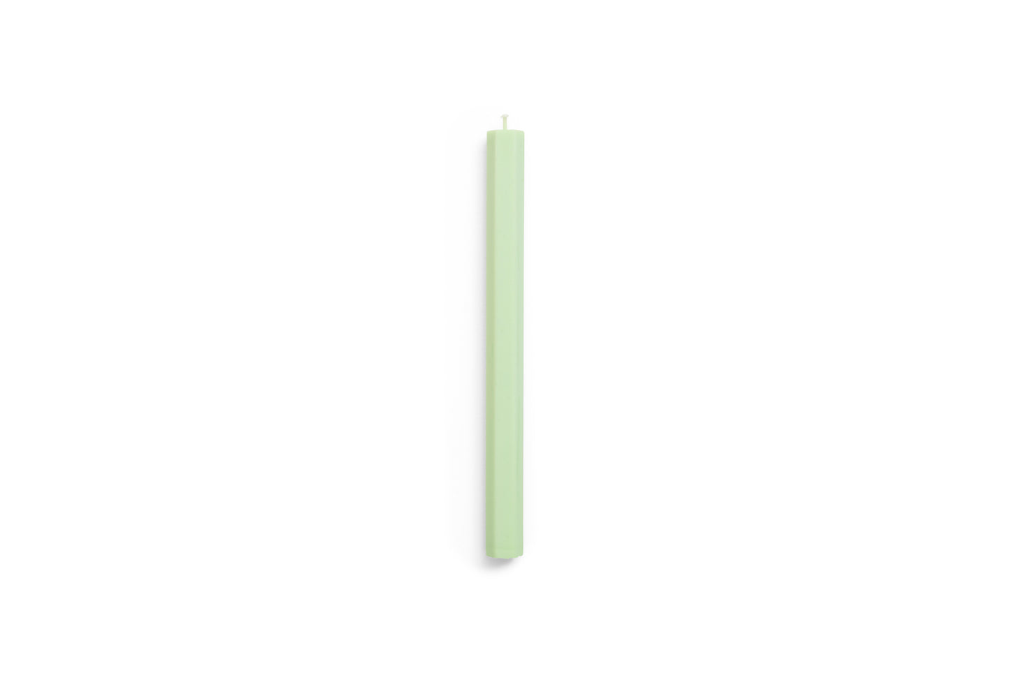 Hexagon Candle, Light green 24 stk.