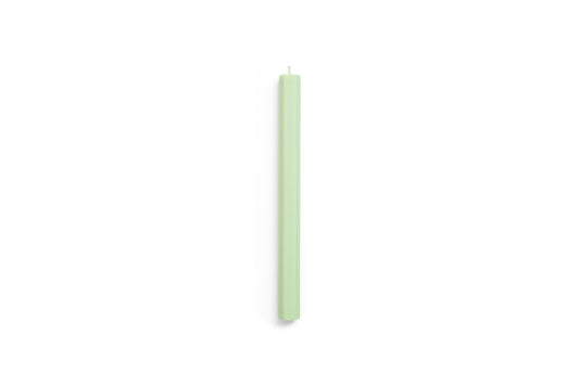 Hexagon Candle, Light green 24 stk.