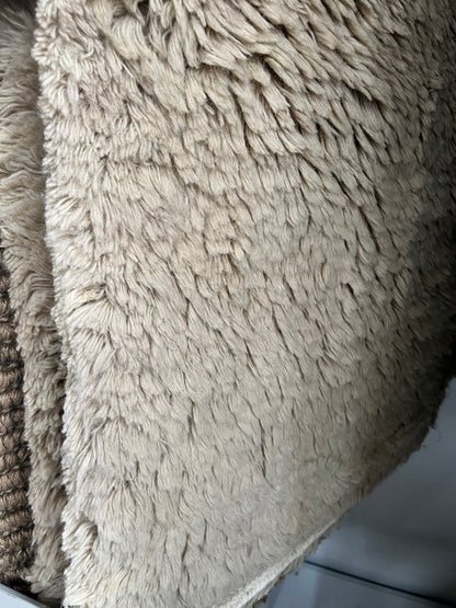Shaggy Wool Rug, Beige