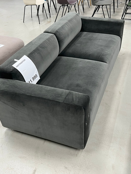 Develius EV1, 2-Seater Velvet Sofa