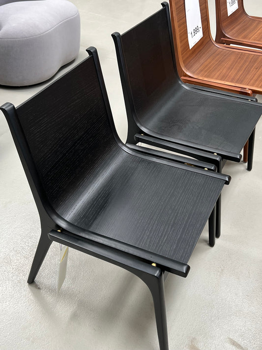 Rén Lounge Chair, Black/Oak