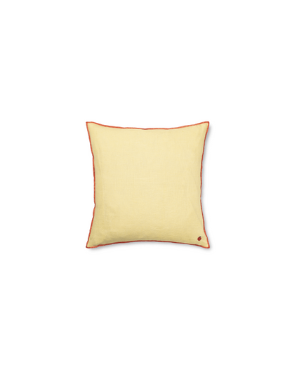 Contrast Linen Cushion