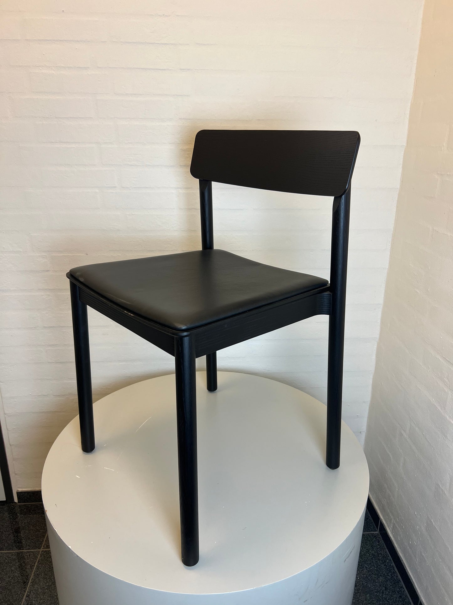 Betty Chair TK3 Black/Leather Black Silk