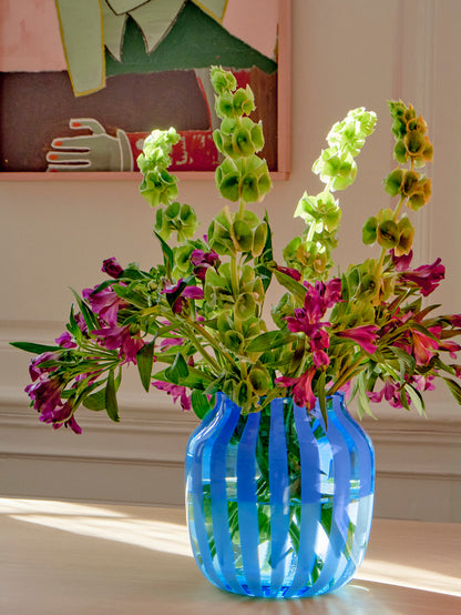 Juice Vase Wide, Light Blue