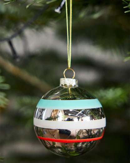 Vintage Christmas Glass Ball No. 2 - Pack of 2