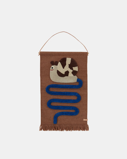 Sally Snail On The Way Wall Rug