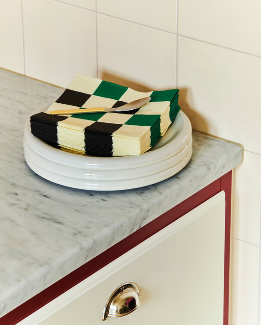 Pattern napkins, set of 20, Lunch 33x33 cm