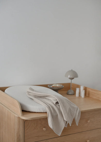 Oval changing cushion