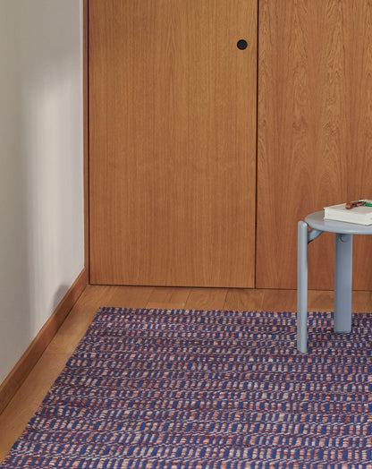 Radio Rug 170x240cm Red/Blue