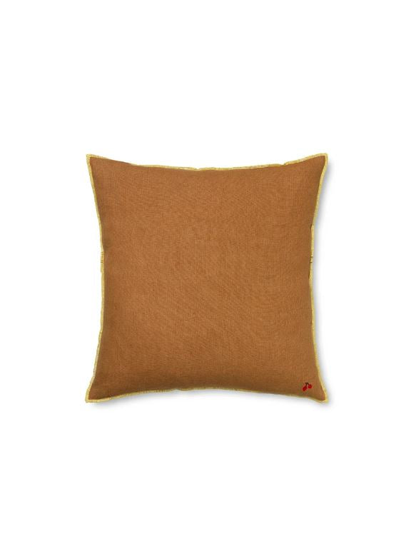 Contrast Linen Cushion