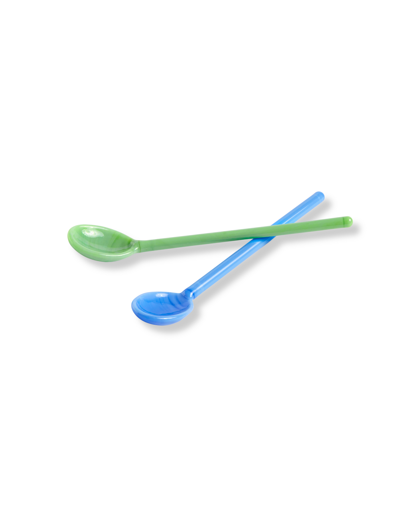 Glass Spoons Set of 2