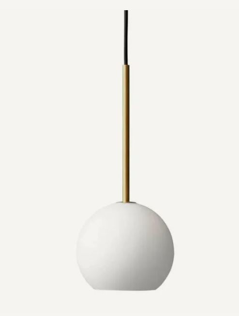 Ice Pendant SR3, Brass & Opal