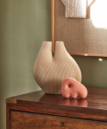 W&S Vase - Chamber - Light Beige